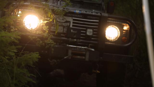 Terrängkörning med Land Rover i Sörmland 